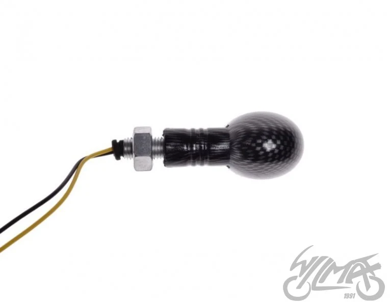 Kierunkowskaz LED 12 V 1 W, lewy tył, carbon — AM1324L — ujęcie 2