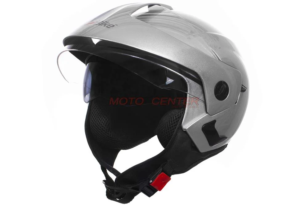 Kask otwarty City-Bike WL-703-2 srebrny S Blenda POWYSTAWOWY — ujęcie 1