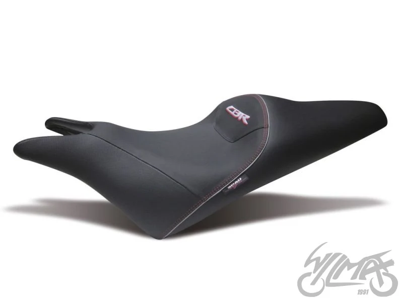 Siedzenie SHAD do Hondy CBR 600 F — czerwone szwy — ujęcie 1