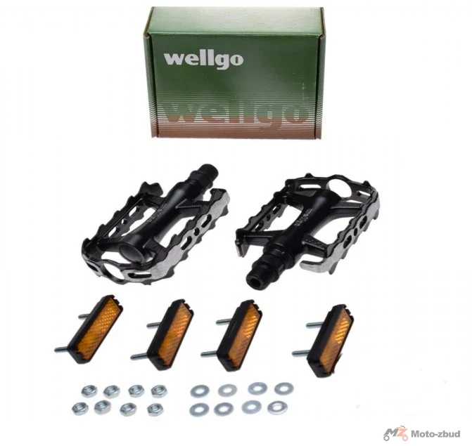 Pedały rowerowe Wellgo platformowe — AWR0057, para