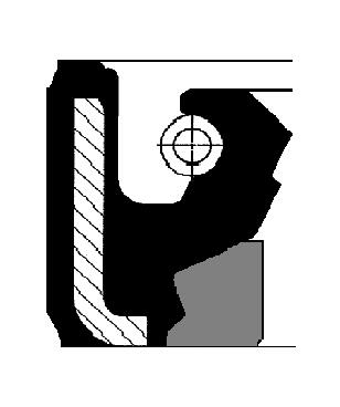 Uszczelniacz 24×39×8,5 wału korbowego CORTECO 01016893B — ujęcie 4