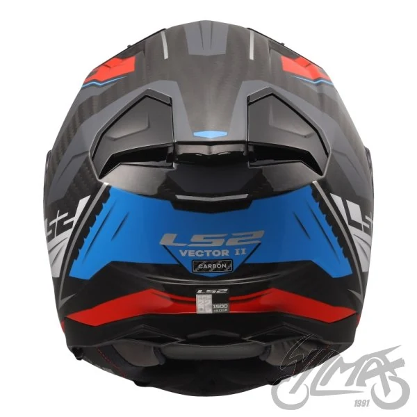 Kask LS2 FF811 Vector II C Savage Wh. Blue Red — rozmiar XL — ujęcie 4