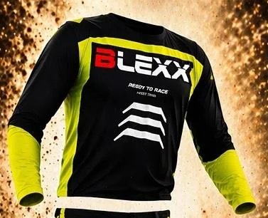 Bluza crossowa BLEXX AT-5110 Junior czarna/seledynowa 10 lat — ujęcie 1