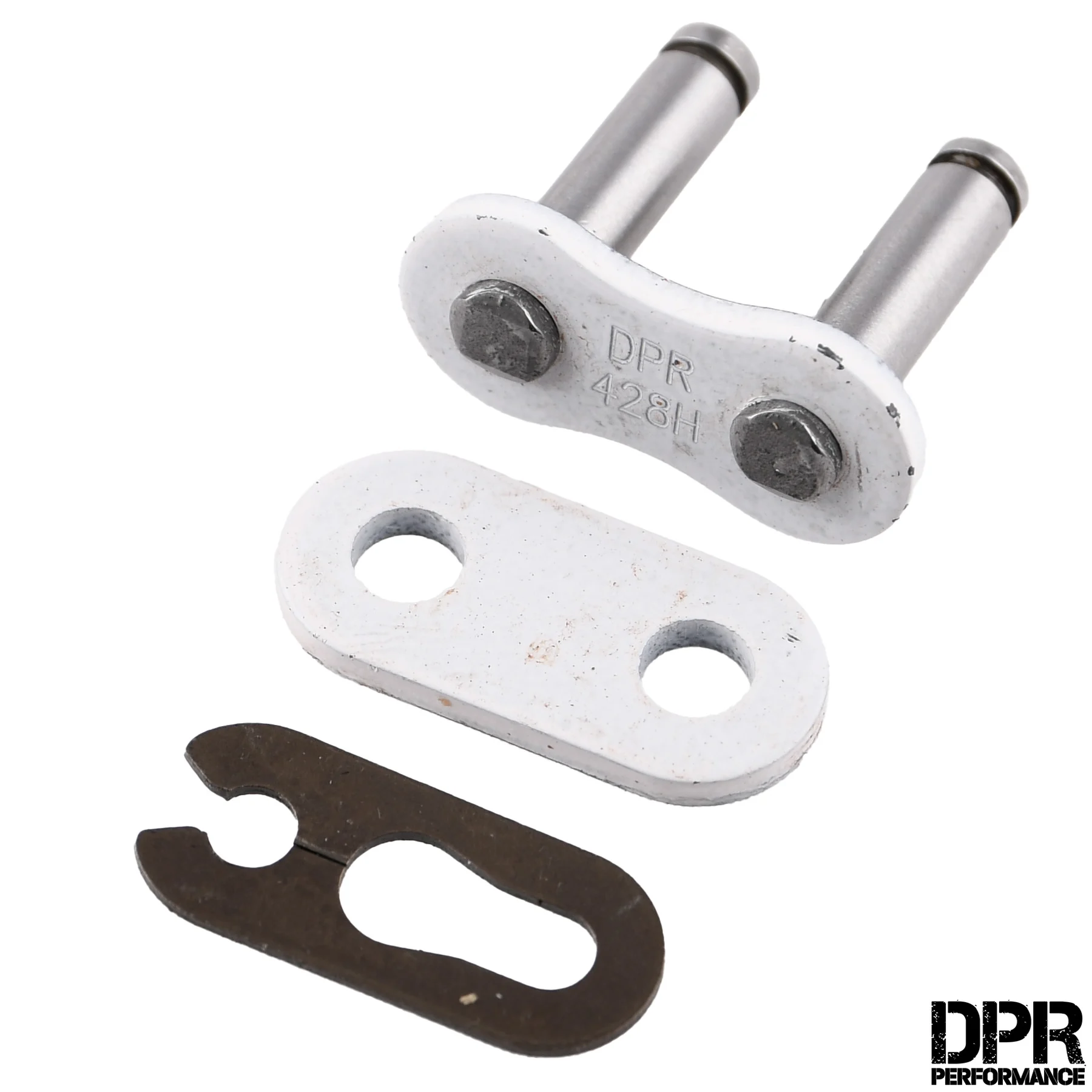 Spinka łańcucha 428H biała DPR Performance — ujęcie 1