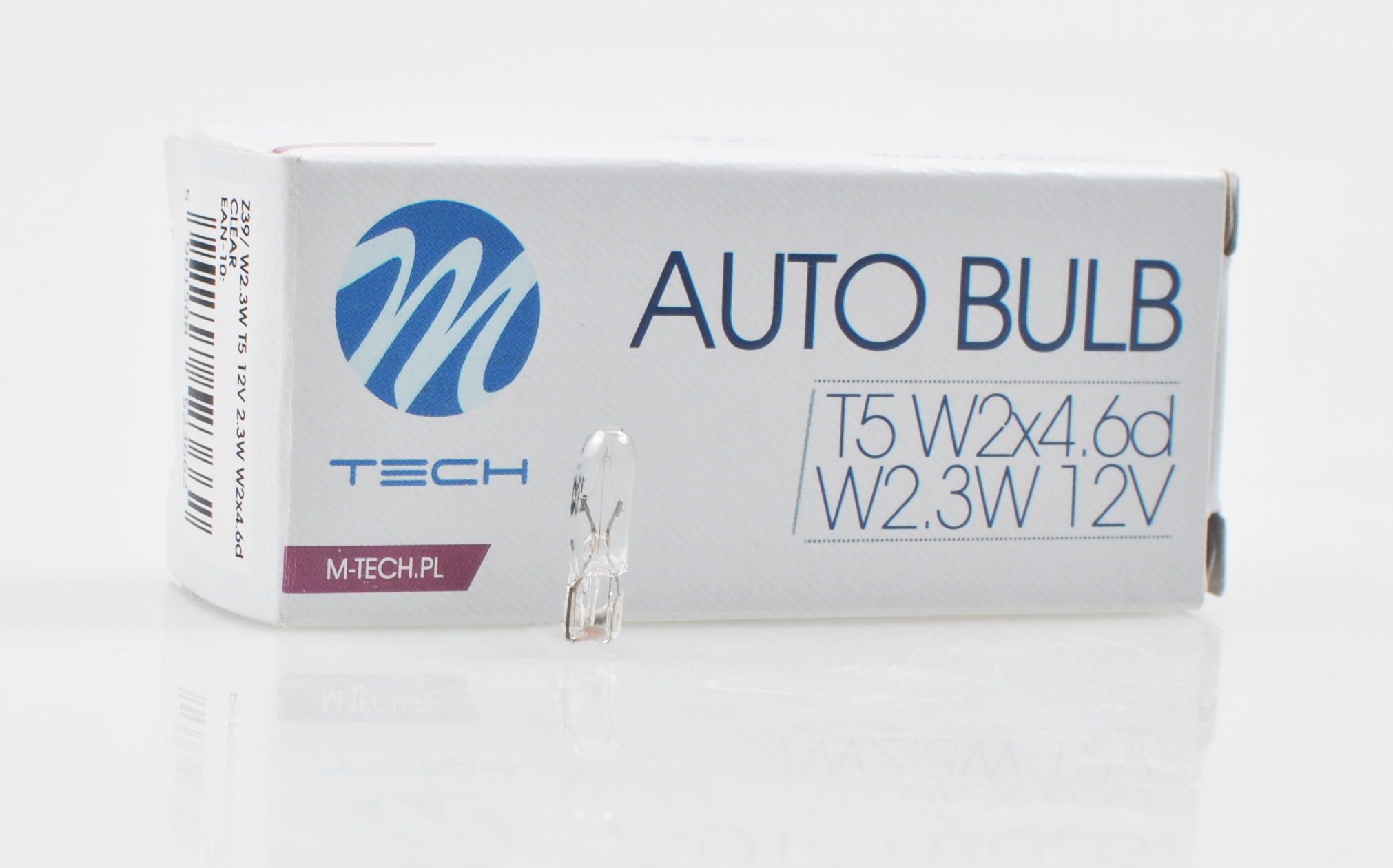 Żarówka całoszklana 12 V W2,3 W M-Tech, 10 szt. Z39 — ujęcie 2