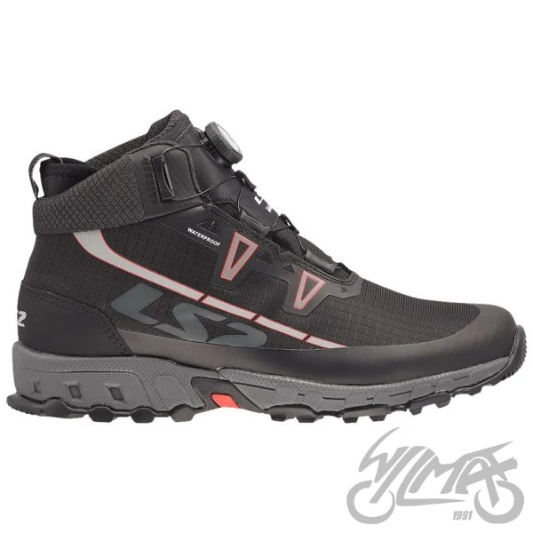 Buty motocyklowe LS2 Trekker WP — czarne, rozmiar 42 — ujęcie 2