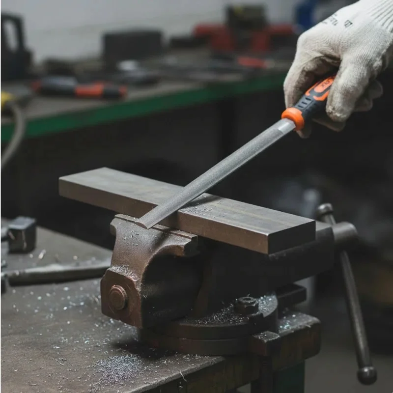 Pilnik do metalu półkolisty 200mm Polax — ujęcie 6