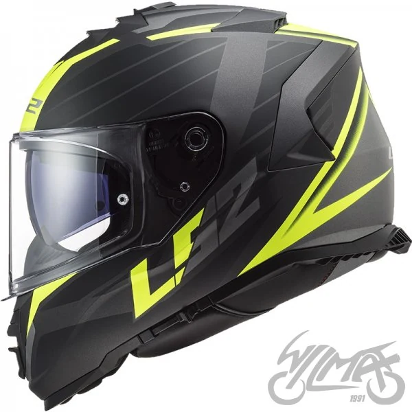 Kask LS2 FF800 Storm II Nerve M.Bl. H-V Yel — rozmiar S — ujęcie 2