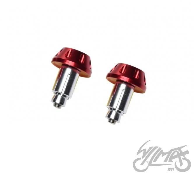 Końcówki kierownicy czerwone — AW56942, komplet — ujęcie 3