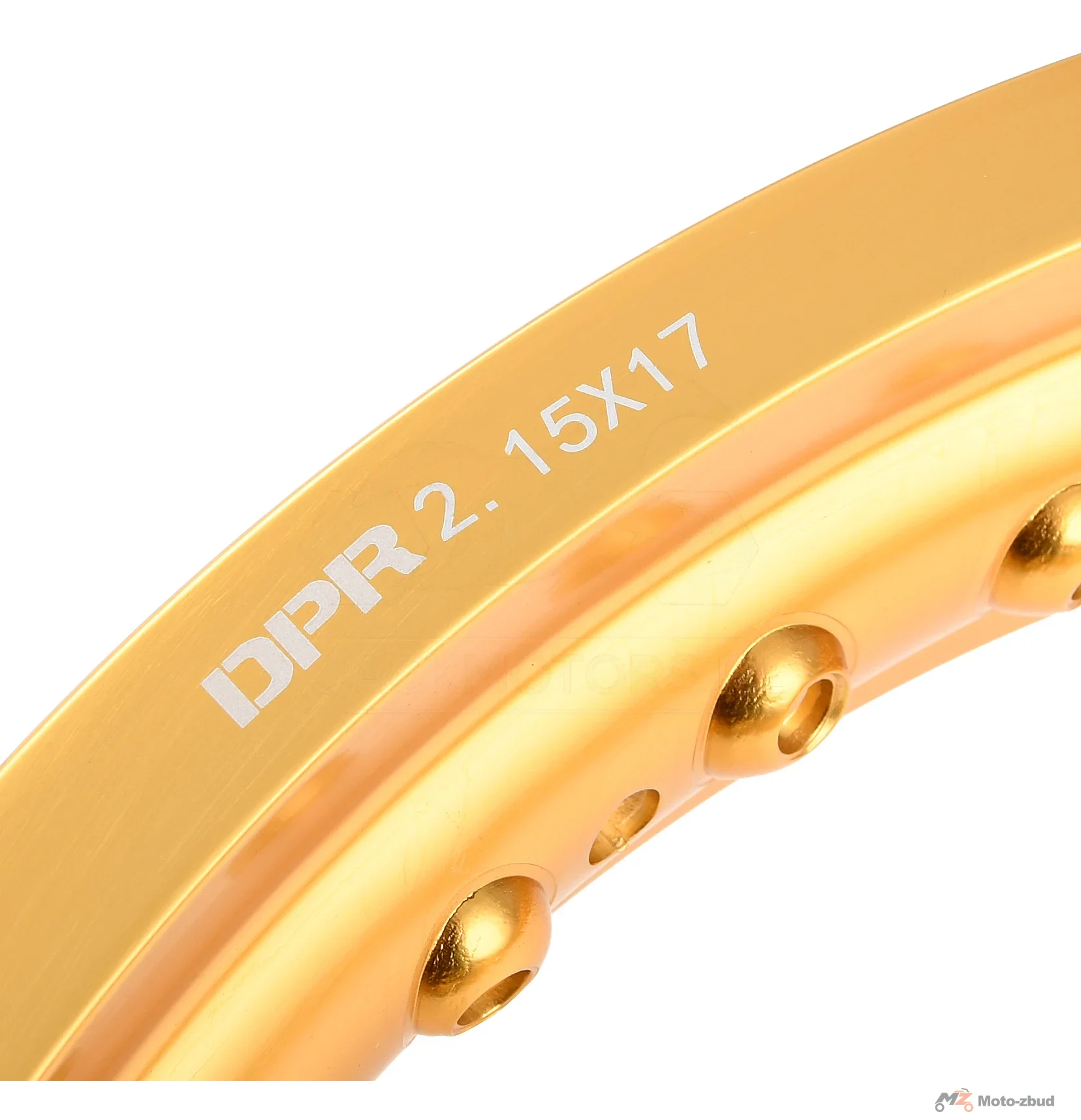 Obręcz koła 2,15 × 17 aluminiowa złota DPR Classic — ujęcie 2