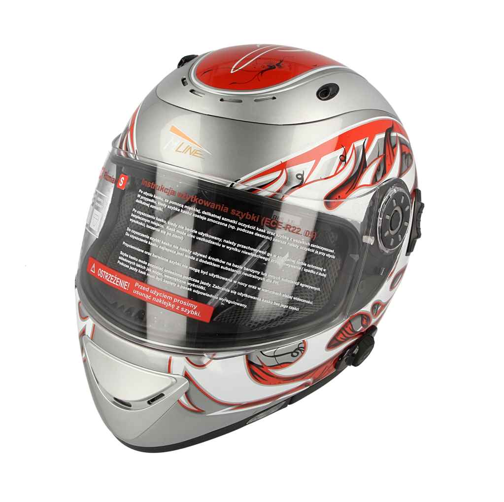 Kask motocyklowy VCAN V170B Grey CH-R – M — ujęcie 3