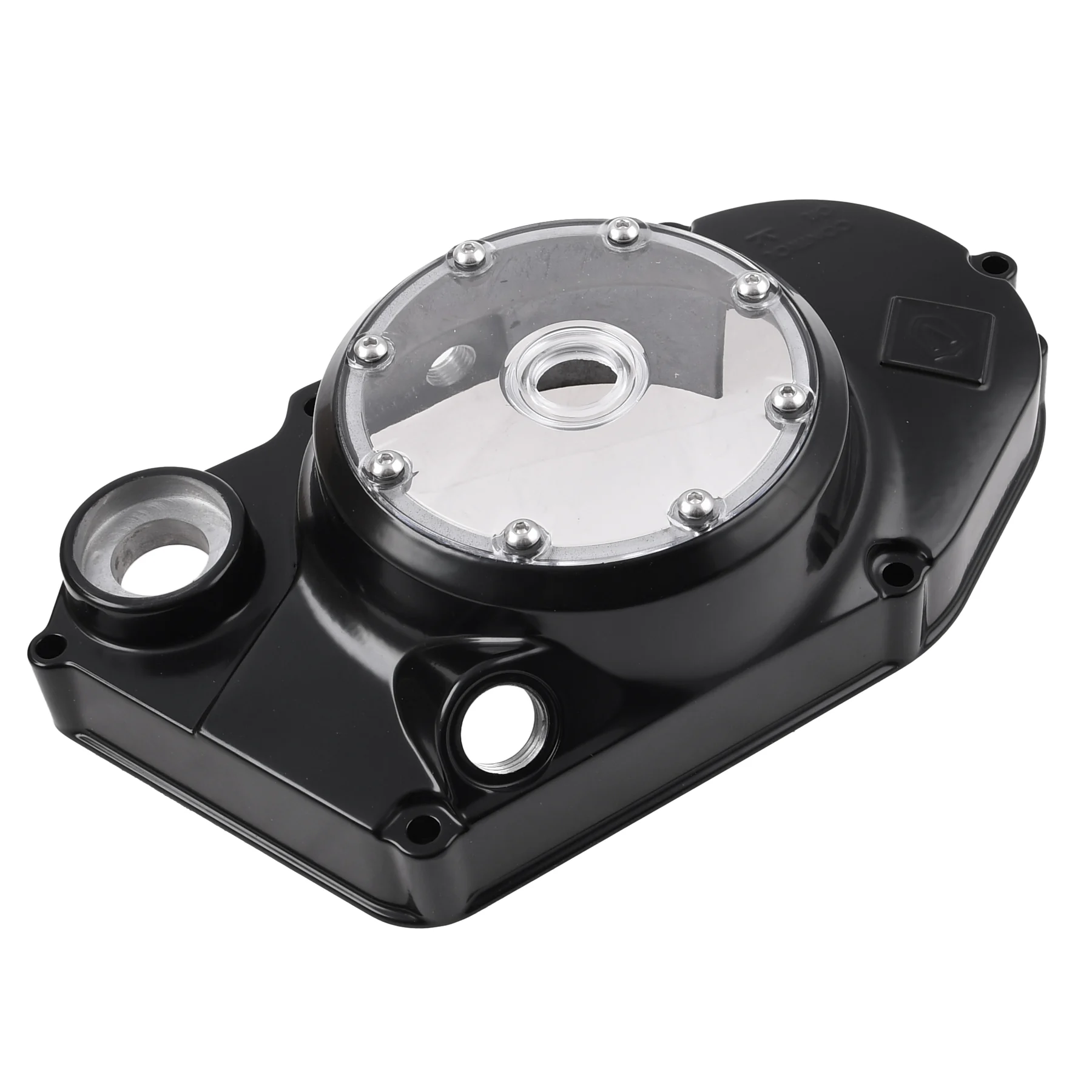Pokrywa silnika Simson S51 SR50 lewa czarna clear V2 Venandi — ujęcie 2