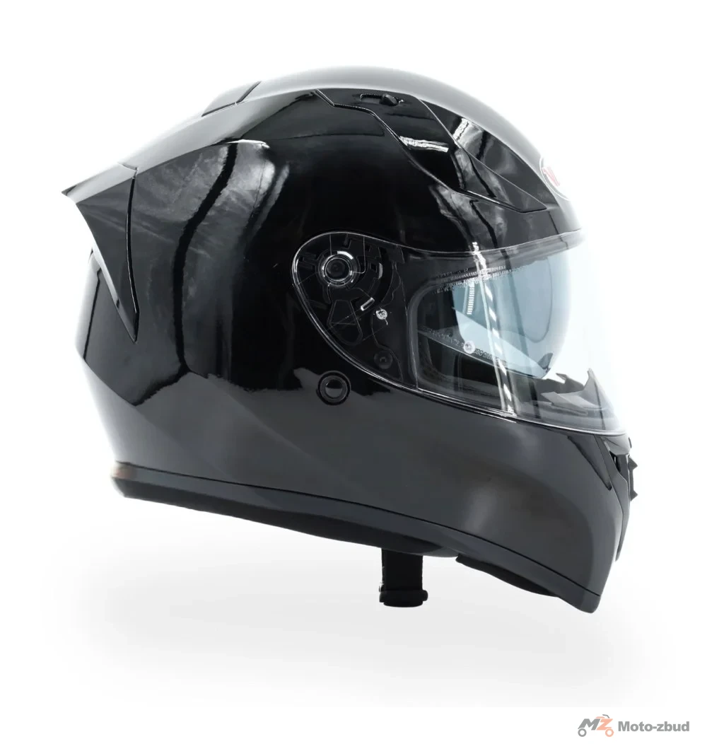 Kask VCAN model H128 Black integralny z blendą czarny S — ujęcie 5