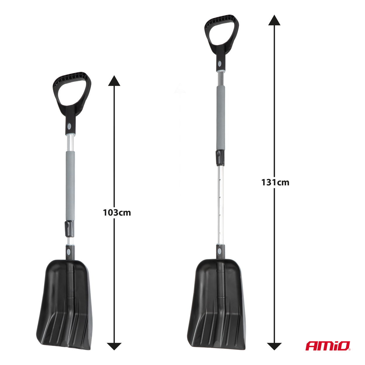 Teleskopowa łopata do śniegu odśnieżania 103-131cm — ujęcie 6