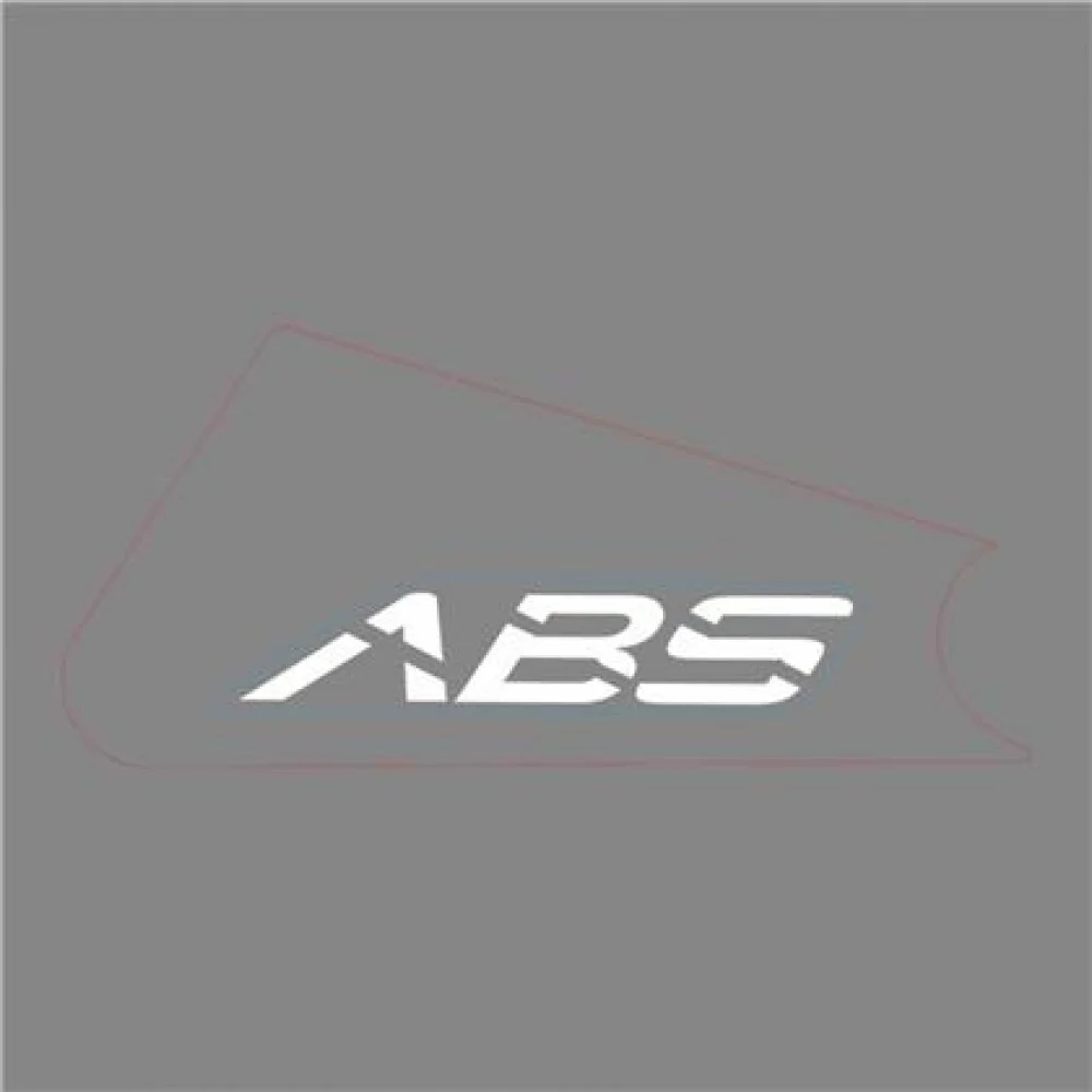 Naklejka "ABS" na błotnik przód szara prawa (nr kat.1210342-388000) (Zontes ZT 310-V)