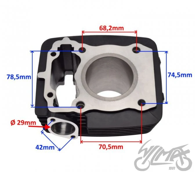 Cylinder 57,30 do Junaka M12 komplet — JM120020 — ujęcie 2