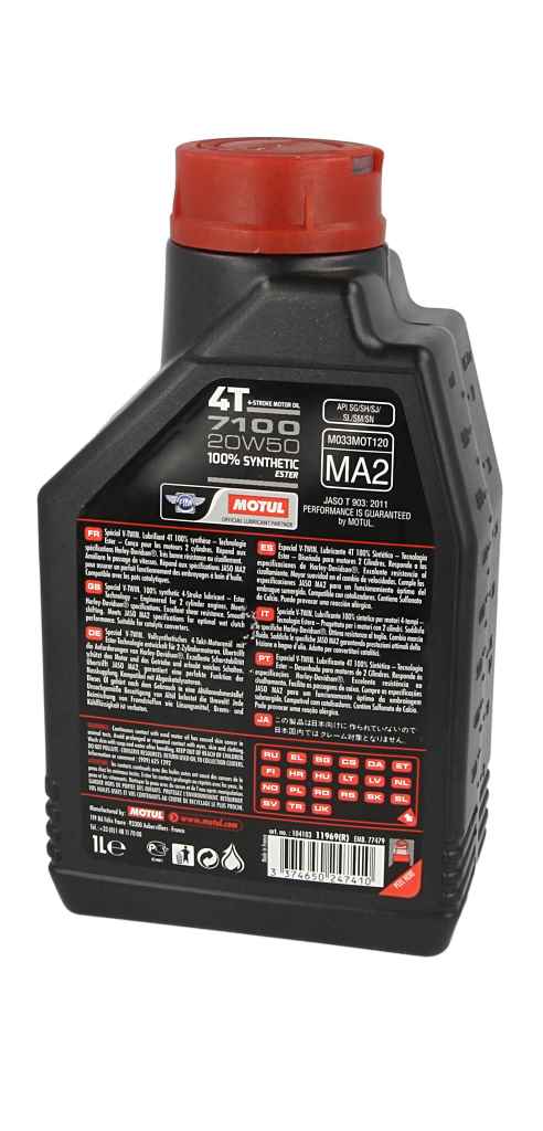 Olej 20W50 MOTUL 7100 4T 1 l MOTUL 104103 — ujęcie 15