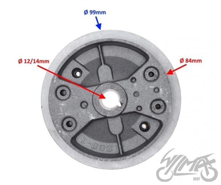 Koło magnesowe z wentylatorem mini pocket w.2 — ujęcie 2