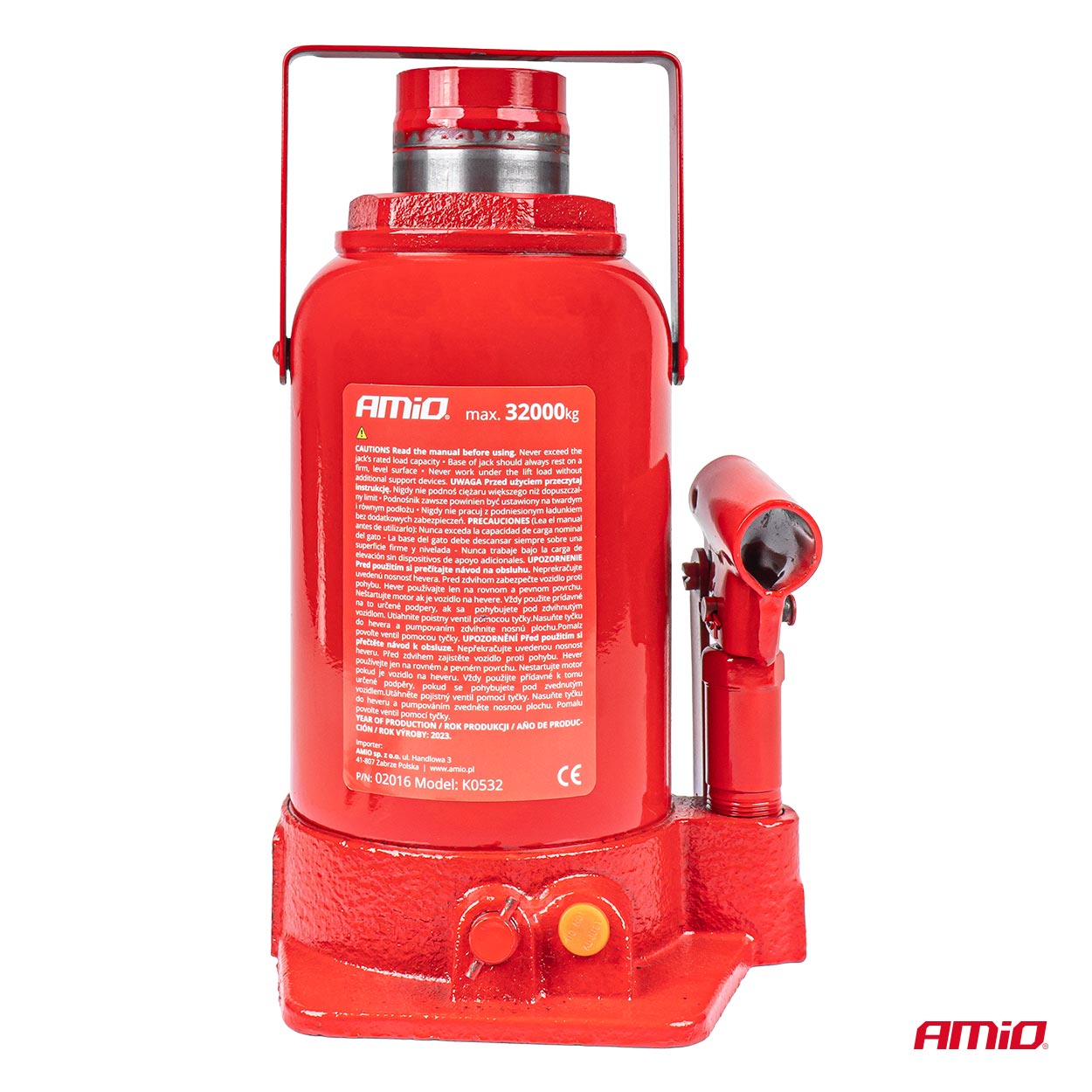 Podnośnik hydrauliczny słupkowy lewarek 32T 32000 kg — ujęcie 4