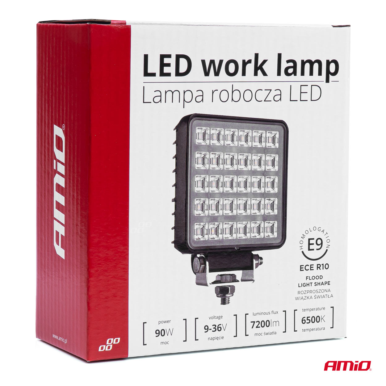 Lampa robocza LED szperacz AWL34 30 LED z włącznikiem 90 W 12 V 24 V — ujęcie 4