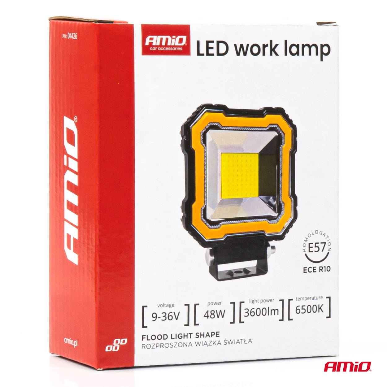 Lampa robocza LED szperacz AWL82 48 W 3600LM 12 V 24 V — ujęcie 10