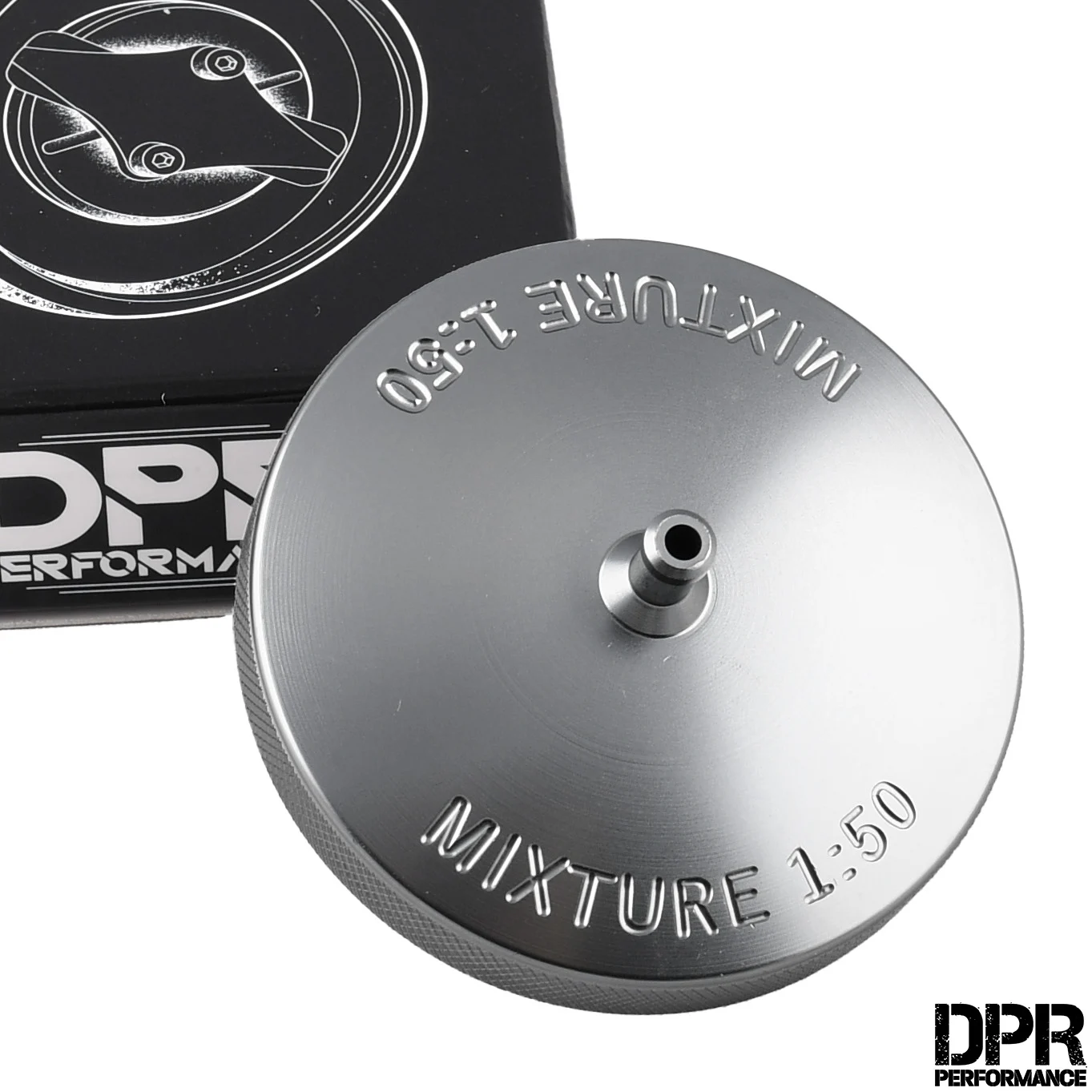 Korek zbiornika paliwa Simson aluminium CNC V4 titanium DPR Performance — ujęcie 1