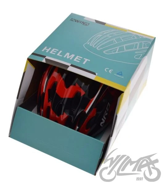 Kask rowerowy Awina by MOON dziecięcy M czerwony — HB10-7 — ujęcie 3