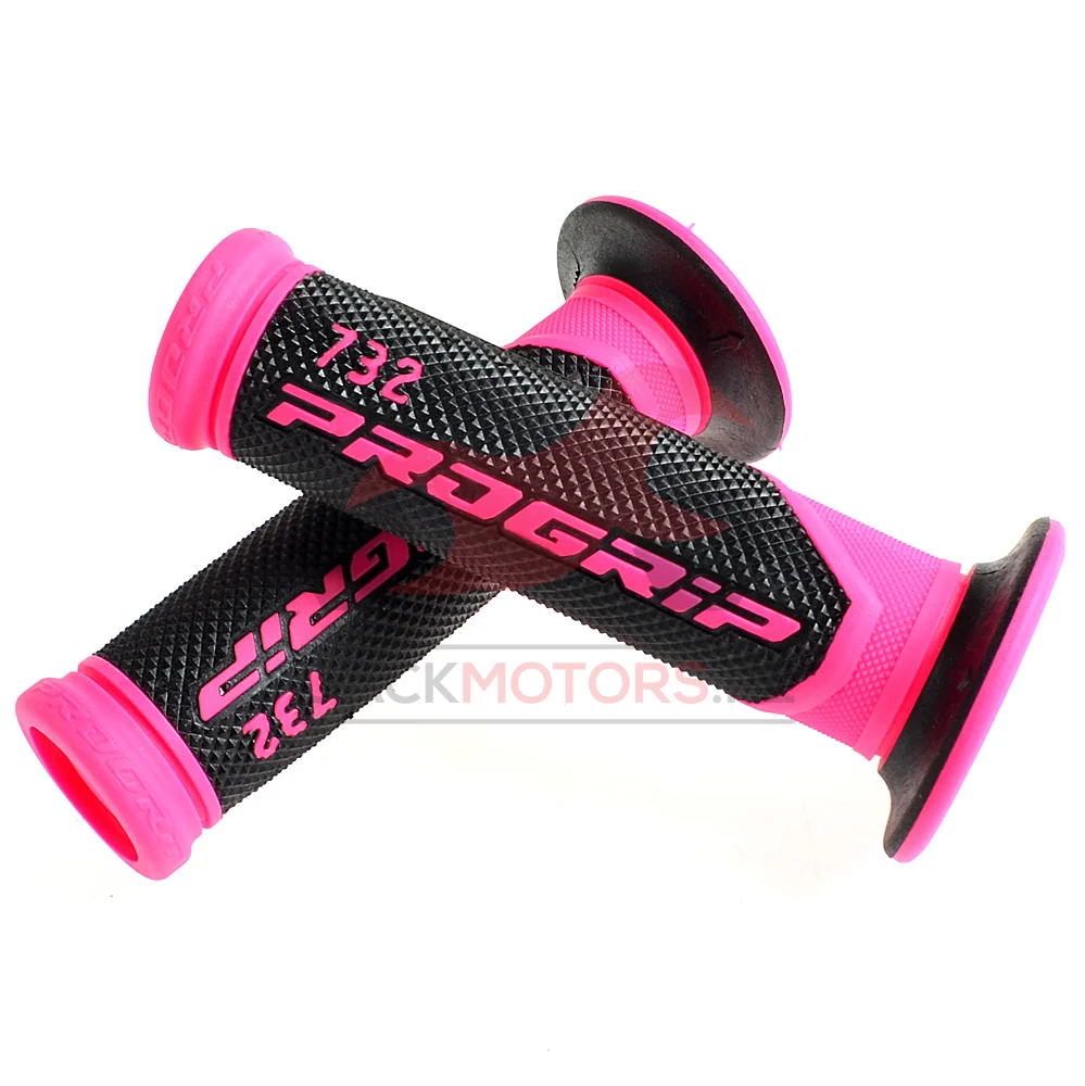 Guma manetki Progrip 732 różowa fluo - czarna kpl. — ujęcie 1