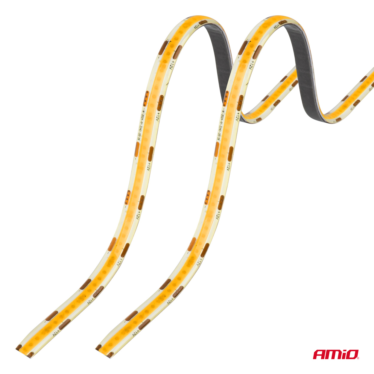 Paski LED COB do samochodu pomarańczowe 2x30cm 12 V — ujęcie 5