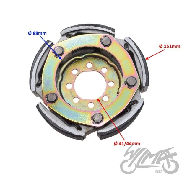 Szczęki sprzęgła do Piaggio beverly MP3 400CC — ujęcie 2