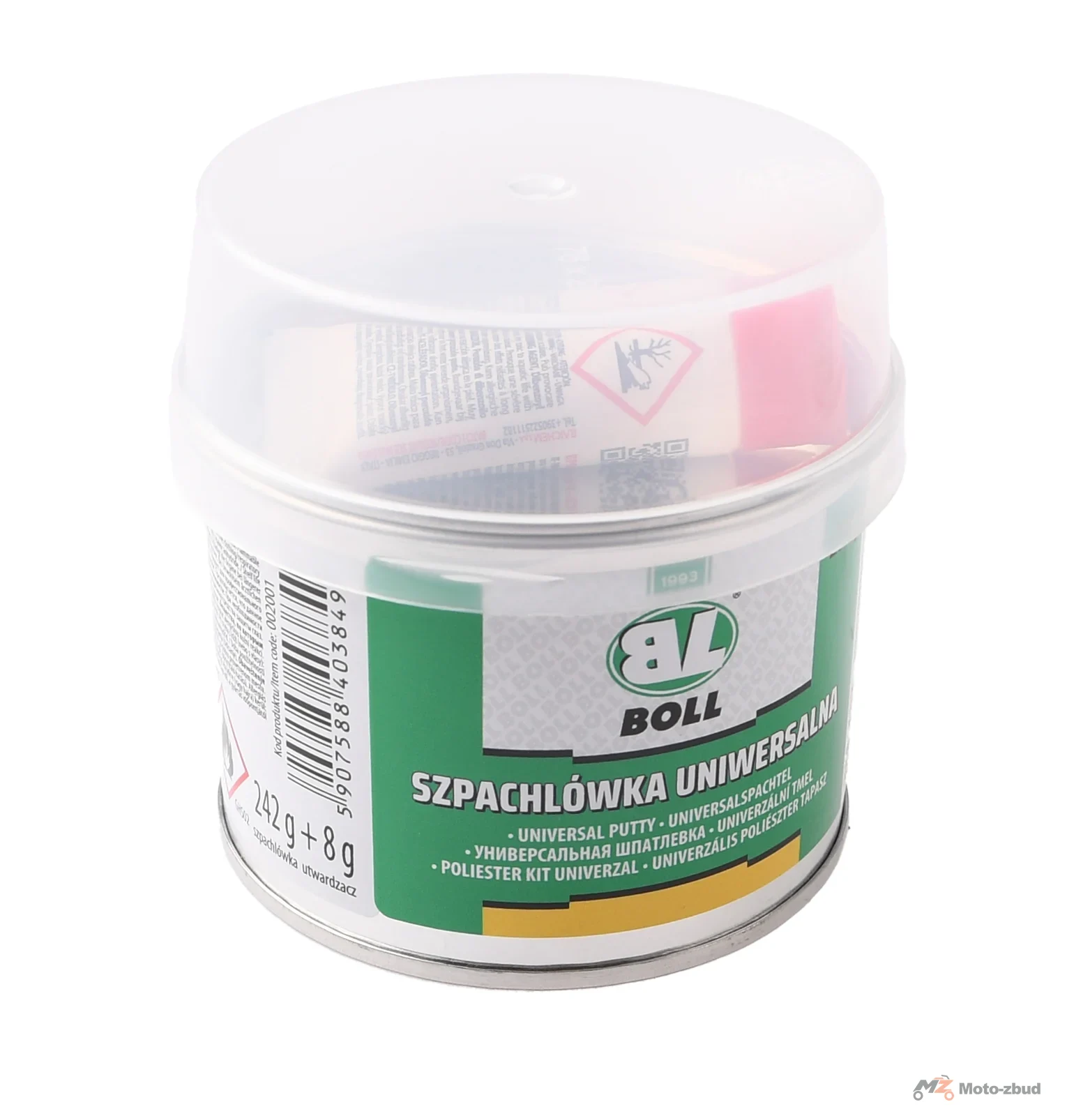BOLL szpachlówka uniwersalna z utwardzaczem kpl. 242 g + 8 g