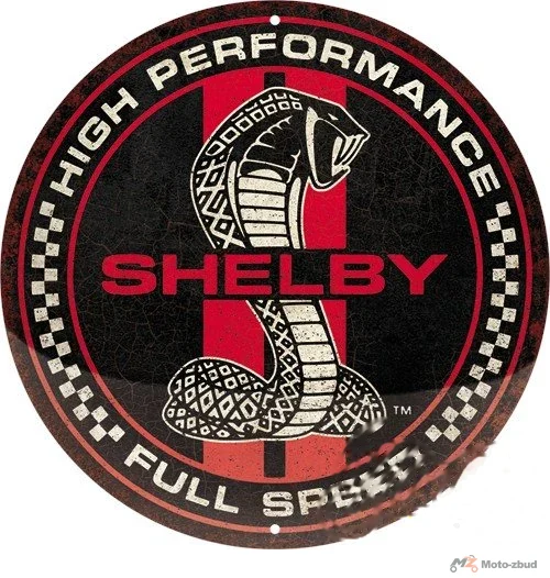 Plakat okrągły 35 cm shelby full speed cobra 25120