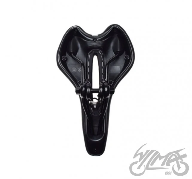 Siodełko rowerowe MTB czarno/czer gel — ujęcie 3