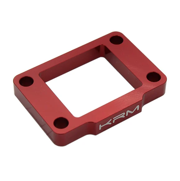 Podkładka zaworu membranowego KRM Pro Ride CNC 10 mm czerwona Minarelli AM6 — ujęcie 1