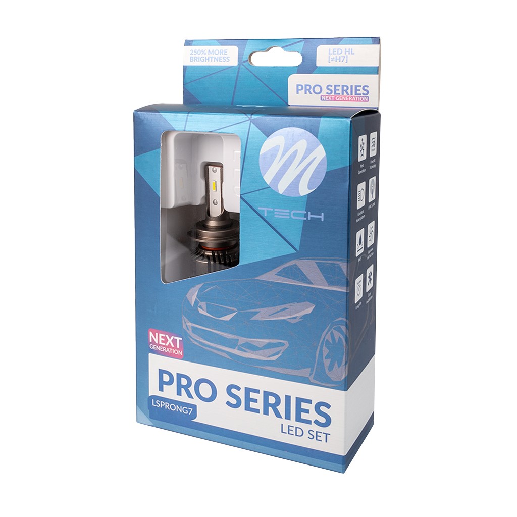 Żarówka LED H7 40 W 12V/6500K/Osram, 2 szt. M-Tech LSPRONG7 — ujęcie 4