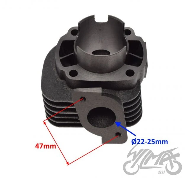 Cylinder żeliwny 2T z tłokiem 47 mm, wariant 70 — ZB0022B — ujęcie 3