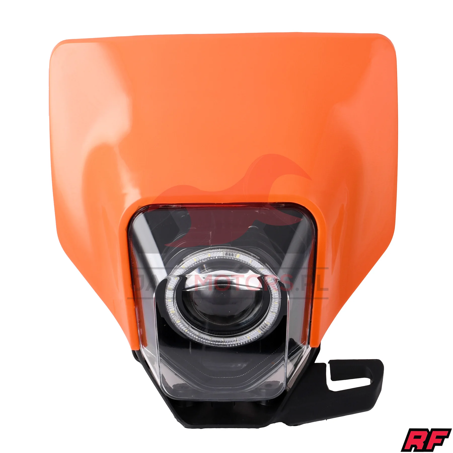 Owiewka uniwersalna Racing Force LED V2 pomarańczowa — ujęcie 1