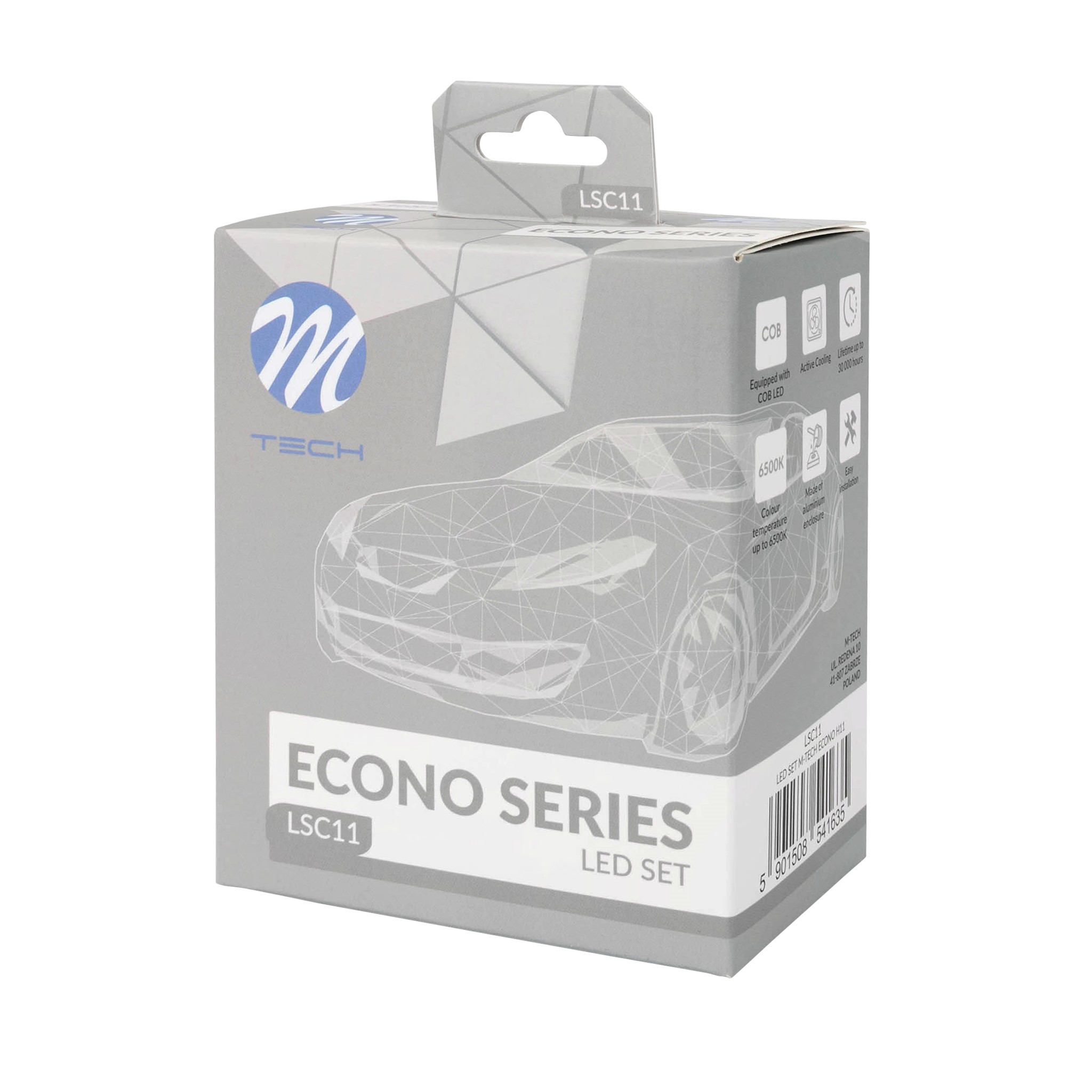 Zestaw LED H11/H9/H8 12/24V 80 W M-Tech LSC11 — ujęcie 3