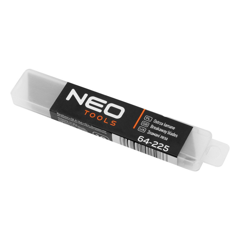 Ostrze do nożyka łamane 18 mm 10 elementów NEO TOOLS 64-225