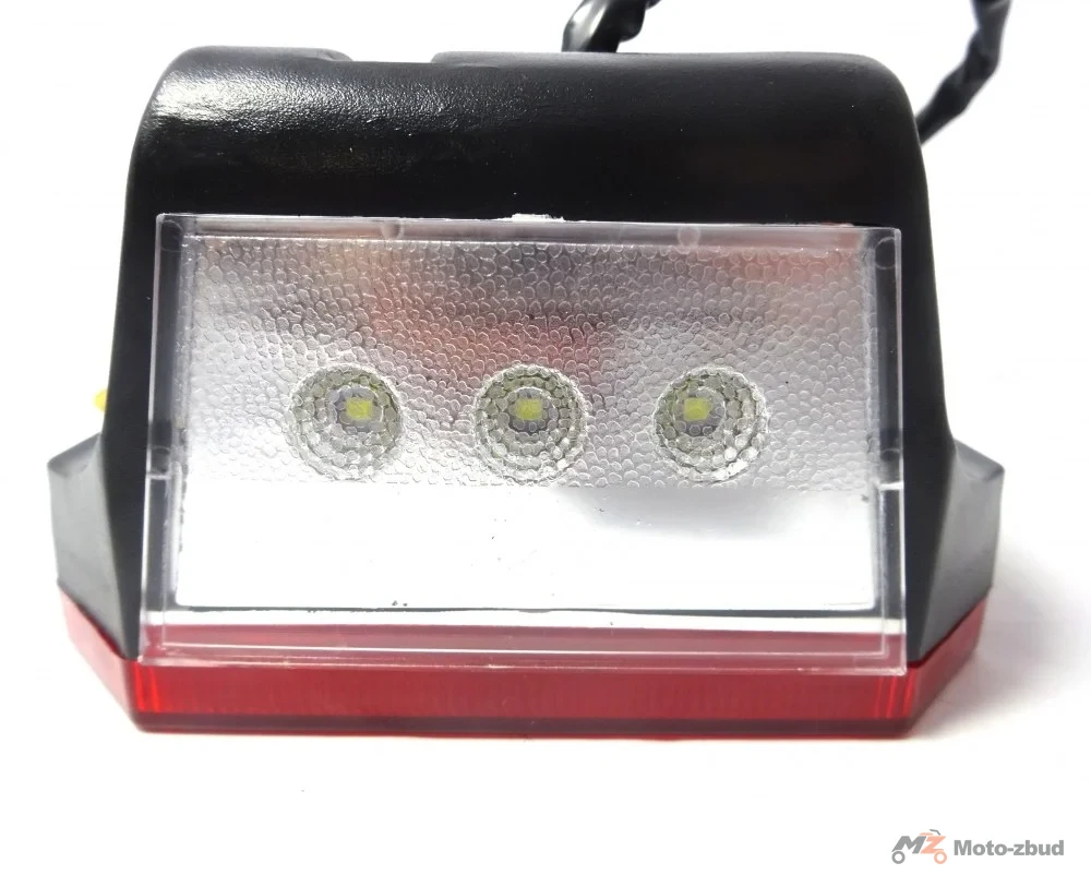 Lampa tylna prostokątna LED czerwona MZ-ETZ/sim — ujęcie 3