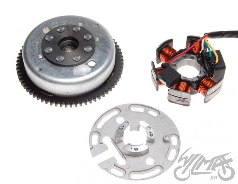 Stator iskrownik 6 cewek + koło magnesowe — ujęcie 1