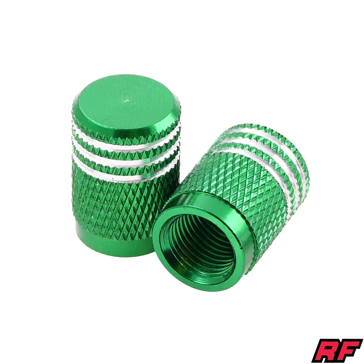 Nakrętka wentyla Racing Force roller V2 zielona 2szt — ujęcie 1