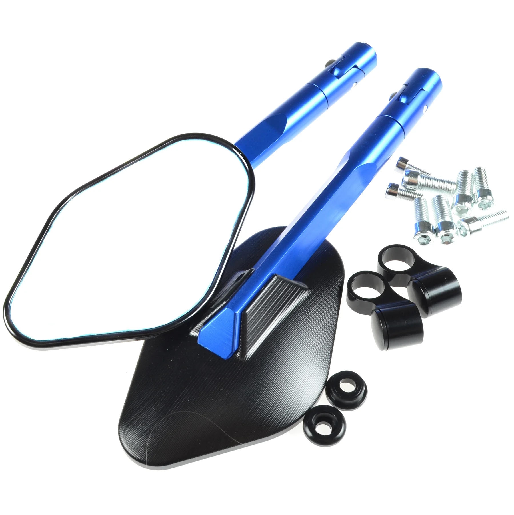 Lusterko niebieskie racing V2 aluminium Replika kpl. — ujęcie 1