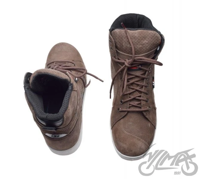 Buty motocyklowe LS2 Downtown — szarobrązowe (taupe), rozmiar 41 — ujęcie 3