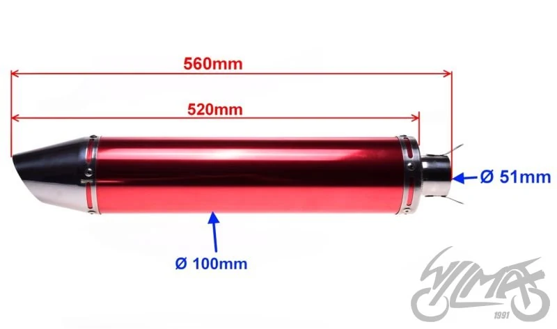 Tłumik GY6-150 tuning — ujęcie 2
