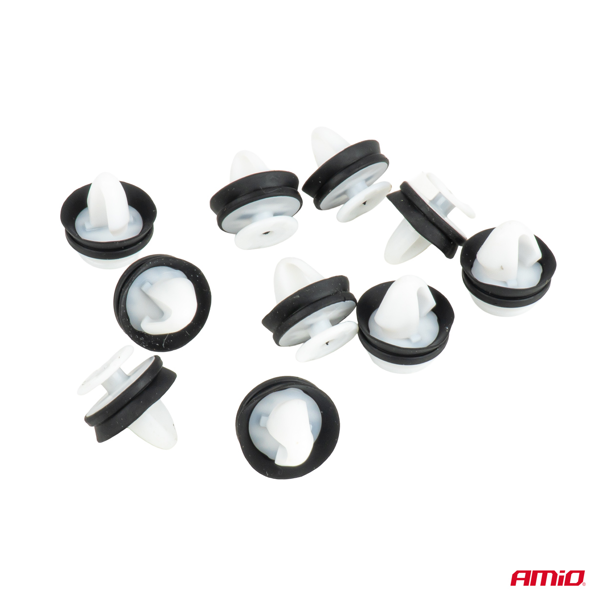 Zestaw spinek do tapicerki z gumową uszczelką ⌀ 11 mm 18 mm 10 szt. — ujęcie 2