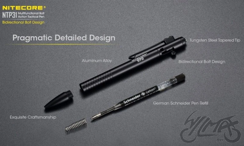 Długopis taktyczny Nitecore NTP31 — ujęcie 3