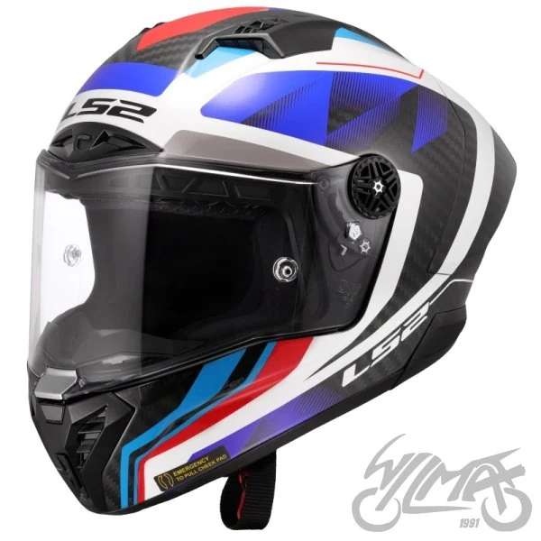Kask LS2 FF805 Thunder GP Aero Raute Blu.Red — S — ujęcie 1