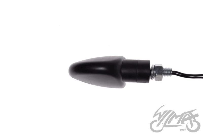 Kierunkowskazy LED 12 V — owalne, biały klosz, para AM1301 — ujęcie 3
