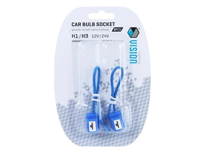 Złącze elektryczne / gniazdo do żarówki H1 / H3 boczne (ceramiczne) 2szt. — ujęcie 2
